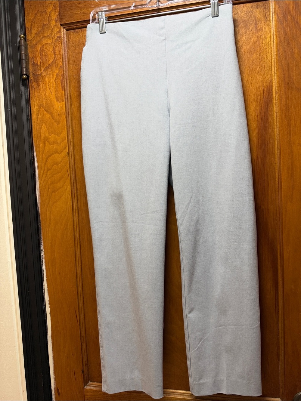 Rachel Zoe Pale Blue Straight-Leg Dress Pants